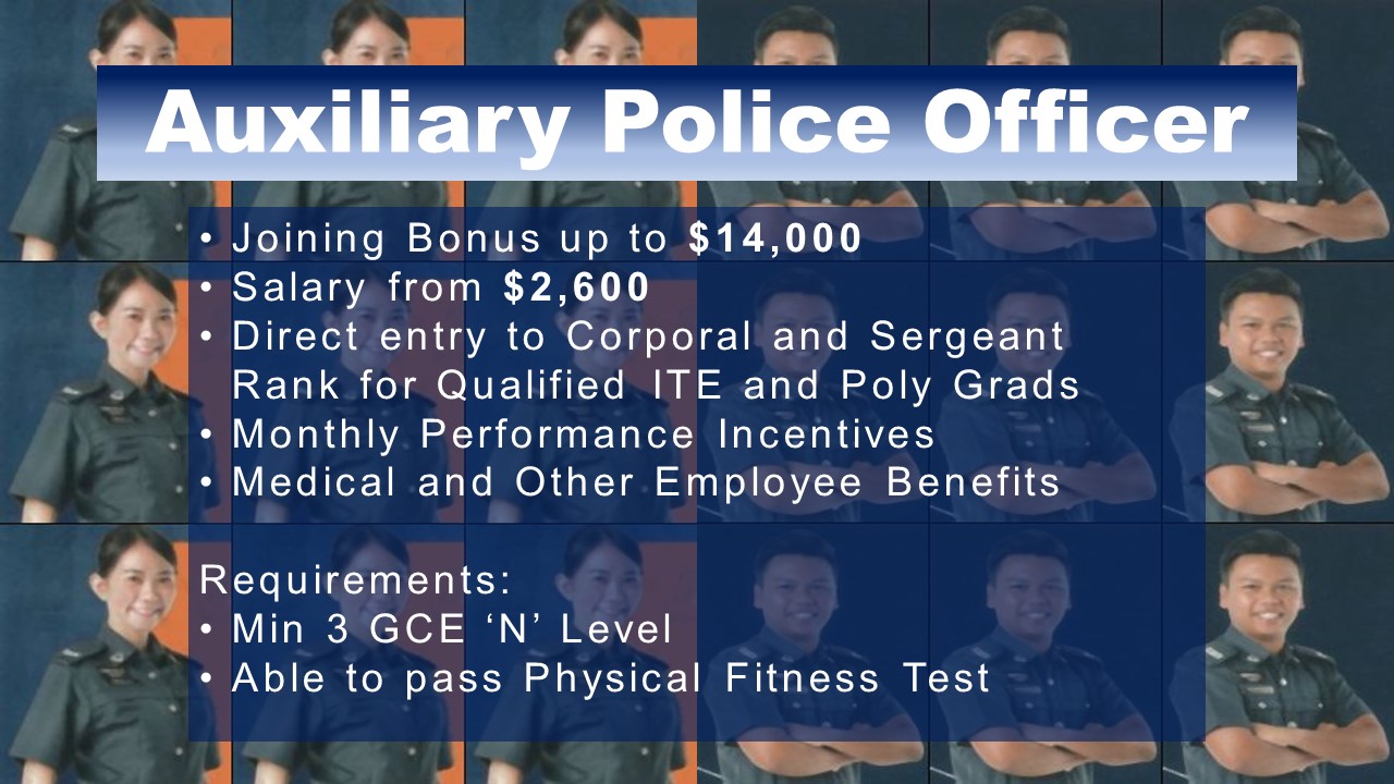 Job Vacancy - Auxiliary Police Officer - Hung Chau (Singapore) Pte Ltd